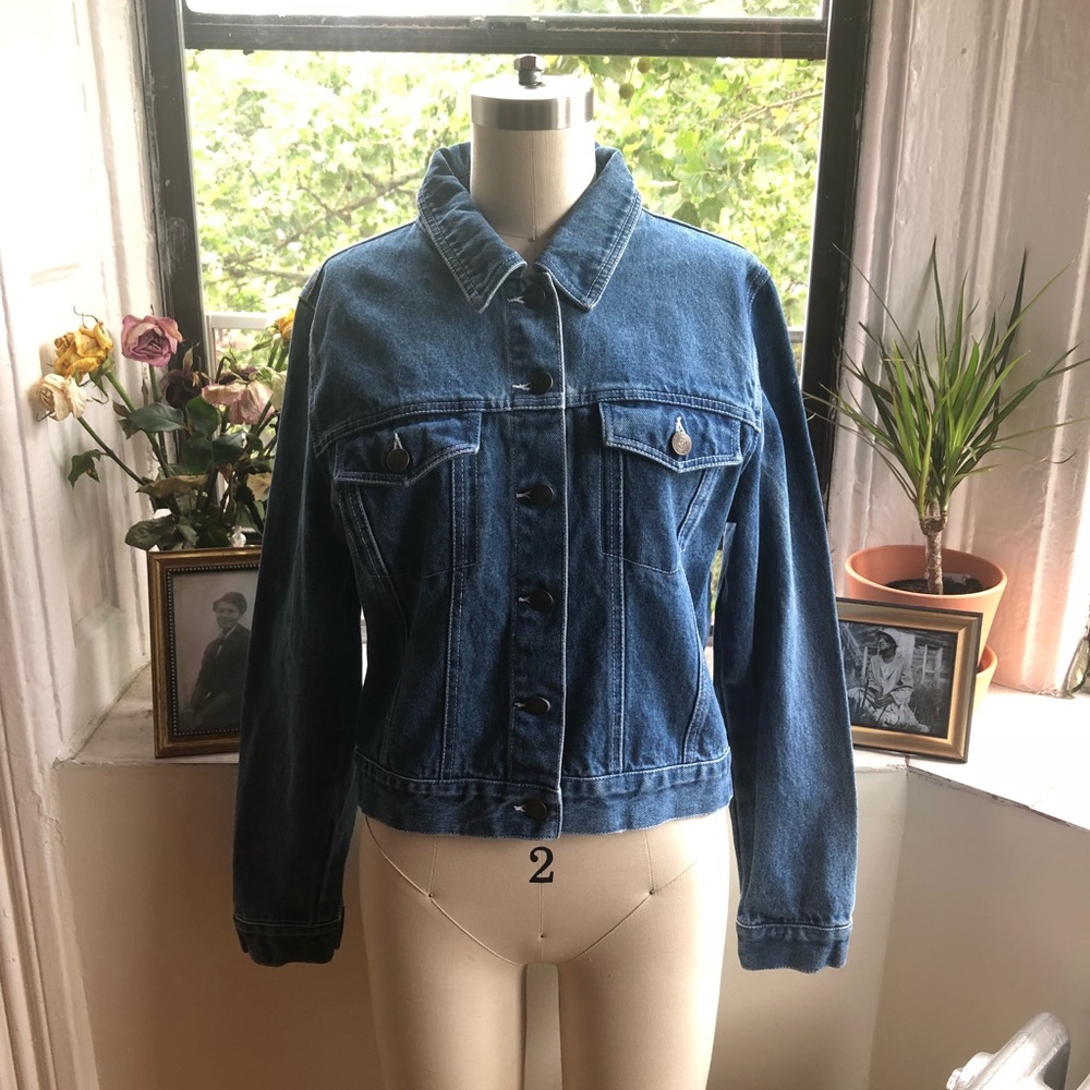 NWOT Vintage - Crop Jean Jacket - Picture 4 of 6